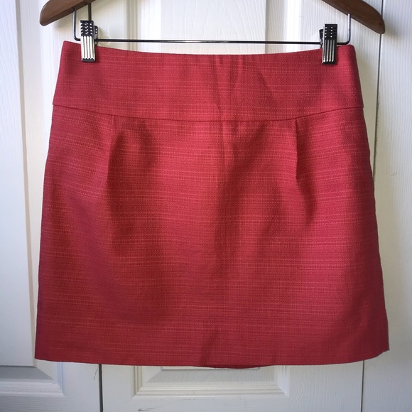 ⭐️J. Crew Orange Miniskirt, Small F1 - Picture 2 of 7